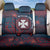 Wallis And Futuna Back Car Seat Cover Hibiscus Polynesian Tribal Pattern