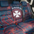 Wallis And Futuna Back Car Seat Cover Hibiscus Polynesian Tribal Pattern