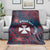 Wallis And Futuna Blanket Hibiscus Polynesian Tribal Pattern
