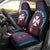 Wallis And Futuna Car Seat Cover Hibiscus Polynesian Tribal Pattern
