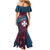 Personalised Wallis And Futuna Family Matching Mermaid Dress and Hawaiian Shirt Hibiscus Polynesian Tribal Pattern