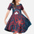 Personalised Wallis And Futuna Family Matching Off The Shoulder Long Sleeve Dress and Hawaiian Shirt Hibiscus Polynesian Tribal Pattern