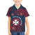 Personalised Wallis And Futuna Family Matching Off The Shoulder Long Sleeve Dress and Hawaiian Shirt Hibiscus Polynesian Tribal Pattern
