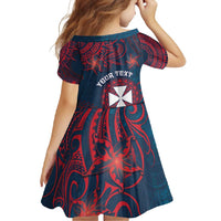 Personalised Wallis And Futuna Family Matching Summer Maxi Dress and Hawaiian Shirt Hibiscus Polynesian Tribal Pattern DT05 - Polynesian Pride