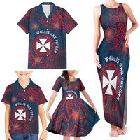Personalised Wallis And Futuna Family Matching Tank Maxi Dress and Hawaiian Shirt Hibiscus Polynesian Tribal Pattern DT05 - Polynesian Pride
