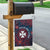 Wallis And Futuna Garden Flag Hibiscus Polynesian Tribal Pattern