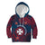 Personalised Wallis And Futuna Kid Hoodie Hibiscus Polynesian Tribal Pattern