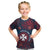 Personalised Wallis And Futuna Kid T Shirt Hibiscus Polynesian Tribal Pattern