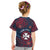 Personalised Wallis And Futuna Kid T Shirt Hibiscus Polynesian Tribal Pattern