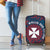 Wallis And Futuna Luggage Cover Hibiscus Polynesian Tribal Pattern