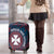 Wallis And Futuna Luggage Cover Hibiscus Polynesian Tribal Pattern