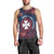 Personalised Wallis And Futuna Men Tank Top Hibiscus Polynesian Tribal Pattern