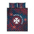 Wallis And Futuna Quilt Bed Set Hibiscus Polynesian Tribal Pattern