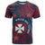 Personalised Wallis And Futuna T Shirt Hibiscus Polynesian Tribal Pattern