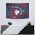 Wallis And Futuna Tapestry Hibiscus Polynesian Tribal Pattern