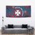 Wallis And Futuna Tapestry Hibiscus Polynesian Tribal Pattern