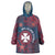 Personalised Wallis And Futuna Wearable Blanket Hoodie Hibiscus Polynesian Tribal Pattern