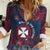 Personalised Wallis And Futuna Women Casual Shirt Hibiscus Polynesian Tribal Pattern