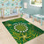 Cook Islands Area Rug Hibiscus Polynesian Tribal Pattern