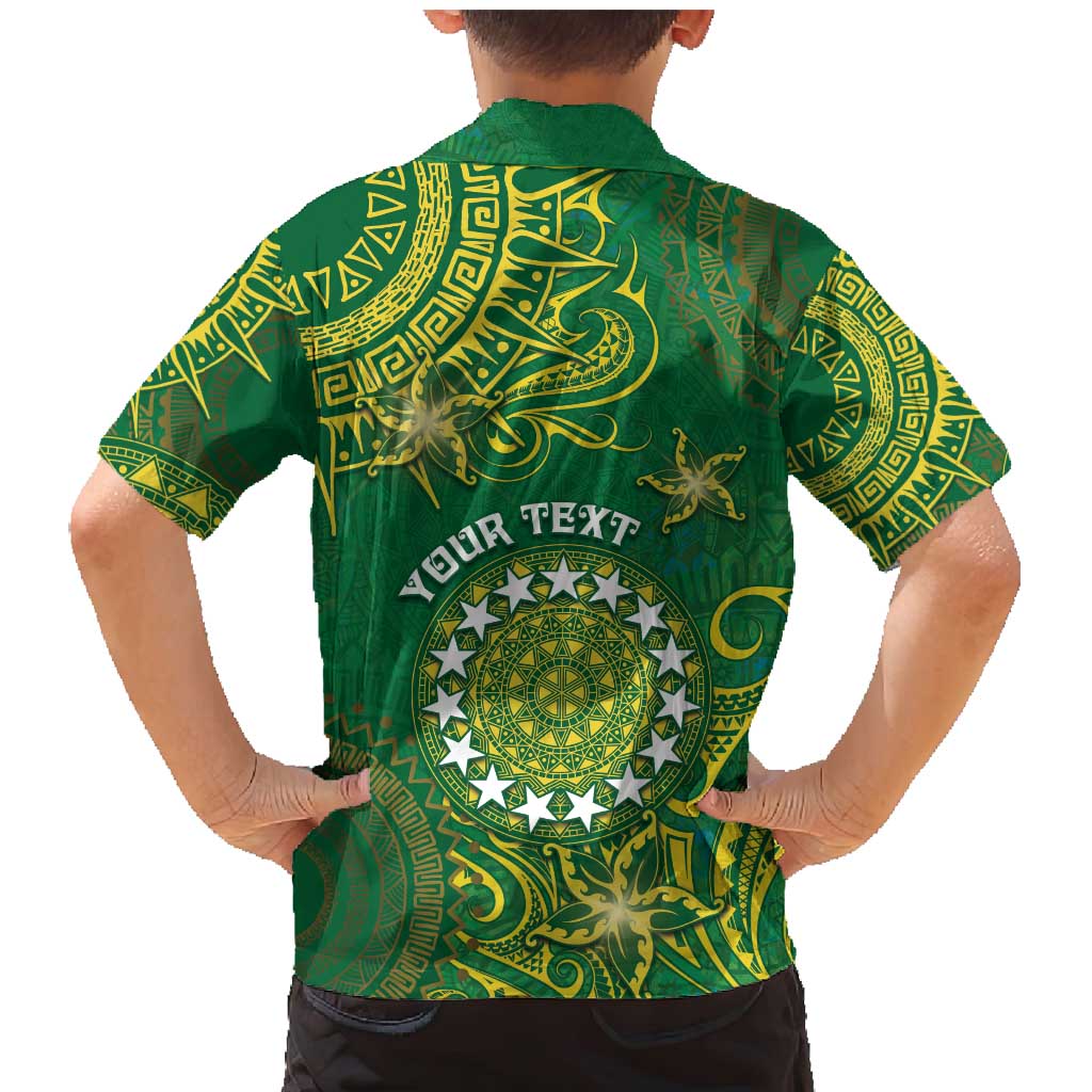 Personalised Cook Islands Family Matching Mermaid Dress and Hawaiian Shirt Hibiscus Polynesian Tribal Pattern DT05 - Polynesian Pride