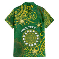 Personalised Cook Islands Family Matching Summer Maxi Dress and Hawaiian Shirt Hibiscus Polynesian Tribal Pattern DT05 - Polynesian Pride