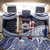 Samoa Christmas Back Car Seat Cover Samoan Siva Dance With Santa DT05 - Polynesian Pride