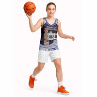 Samoa Christmas Basketball Jersey Samoan Siva Dance With Santa DT05 - Polynesian Pride