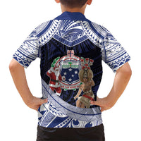 Samoa Christmas Hawaiian Shirt Samoan Siva Dance With Santa DT05 - Polynesian Pride