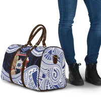 Samoa Christmas Travel Bag Samoan Siva Dance With Santa DT05 - Polynesian Pride