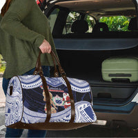 Samoa Christmas Travel Bag Samoan Siva Dance With Santa DT05 - Polynesian Pride