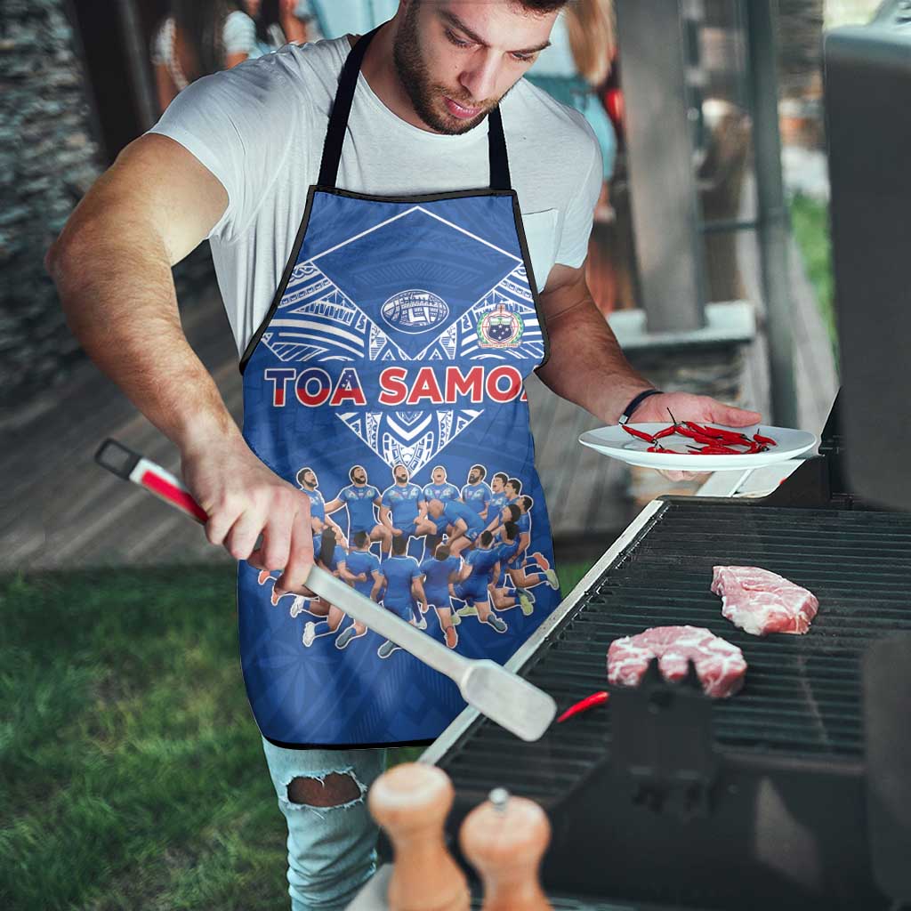 Toa Samoa Apron Samoan Warrior Spirit Rugby - Polynesian Pride