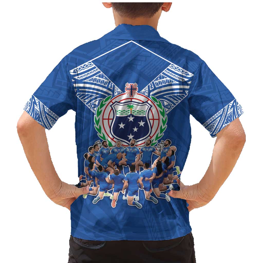 Toa Samoa Family Matching Mermaid Dress and Hawaiian Shirt Samoan Warrior Spirit Rugby DT05 - Polynesian Pride
