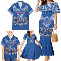 Toa Samoa Family Matching Mermaid Dress and Hawaiian Shirt Samoan Warrior Spirit Rugby DT05 - Polynesian Pride