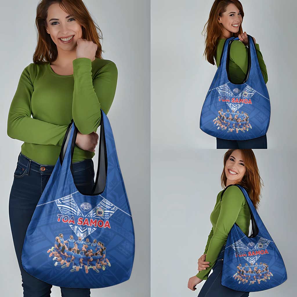 Toa Samoa Grocery Bag Samoan Warrior Spirit Rugby - Polynesian Pride