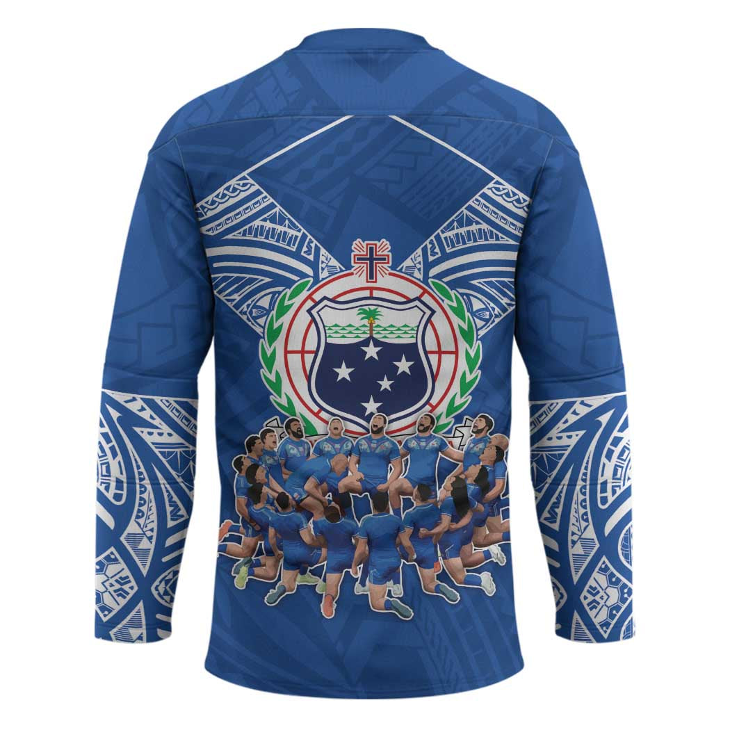 Toa Samoa Hockey Jersey Samoan Warrior Spirit Rugby - Polynesian Pride