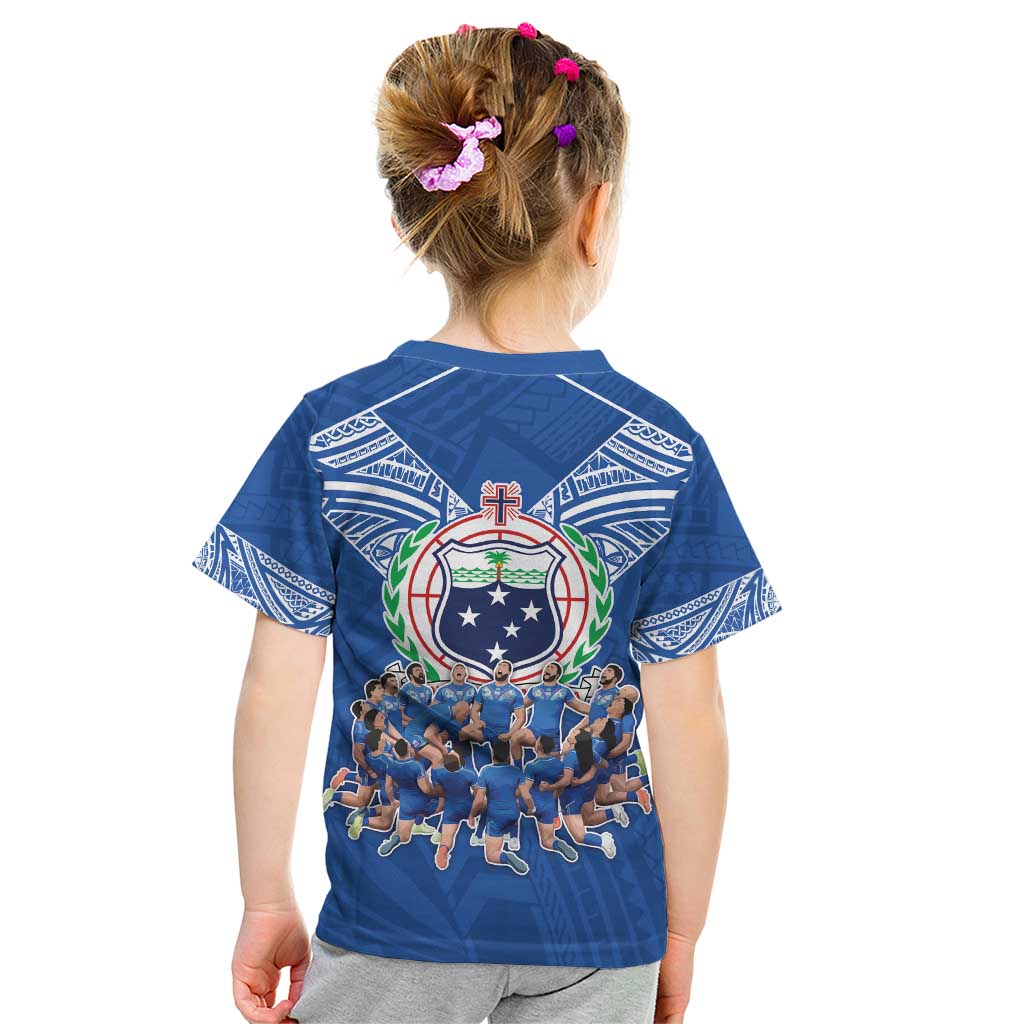 Toa Samoa Kid T Shirt Samoan Warrior Spirit Rugby - Polynesian Pride