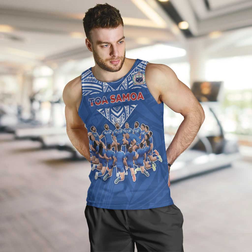 Toa Samoa Men Tank Top Samoan Warrior Spirit Rugby - Polynesian Pride