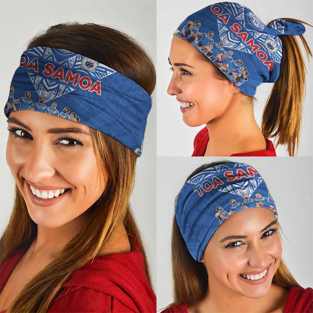 Toa Samoa Neck Gaiter Samoan Warrior Spirit Rugby - Polynesian Pride