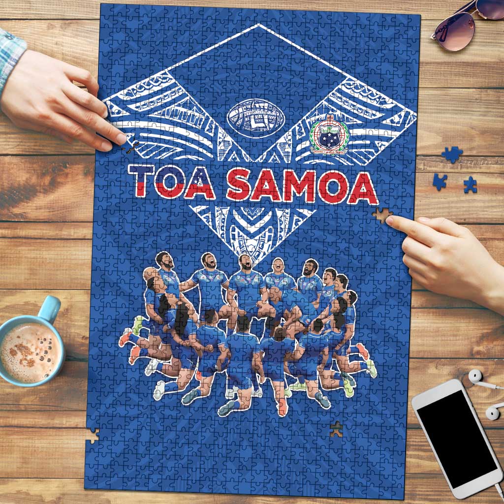 Toa Samoa Puzzle Samoan Warrior Spirit Rugby - Polynesian Pride