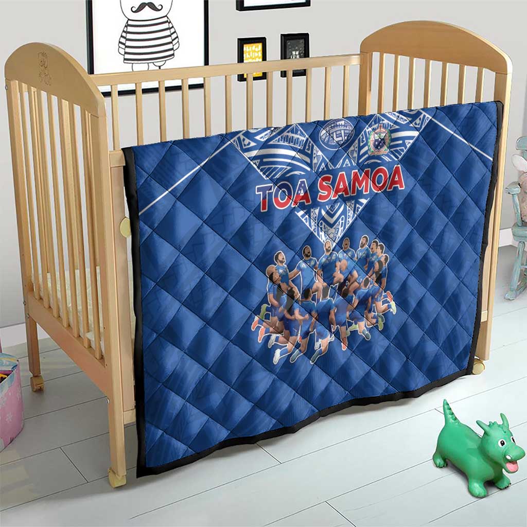 Toa Samoa Quilt Samoan Warrior Spirit Rugby - Polynesian Pride