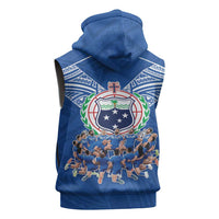 Toa Samoa Sleeveless Hoodie Samoan Warrior Spirit Rugby - Polynesian Pride