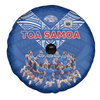 Toa Samoa Spare Tire Cover Samoan Warrior Spirit Rugby DT05 - Polynesian Pride