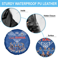Toa Samoa Spare Tire Cover Samoan Warrior Spirit Rugby DT05 - Polynesian Pride