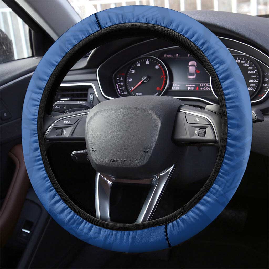 Toa Samoa Steering Wheel Cover Samoan Warrior Spirit Rugby DT05 - Polynesian Pride