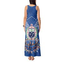 Toa Samoa Tank Maxi Dress Samoan Warrior Spirit Rugby DT05 - Polynesian Pride