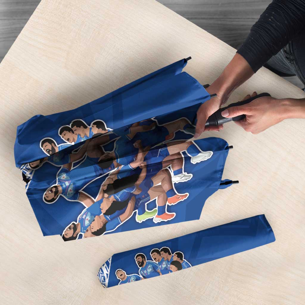 Toa Samoa Umbrella Samoan Warrior Spirit Rugby - Polynesian Pride