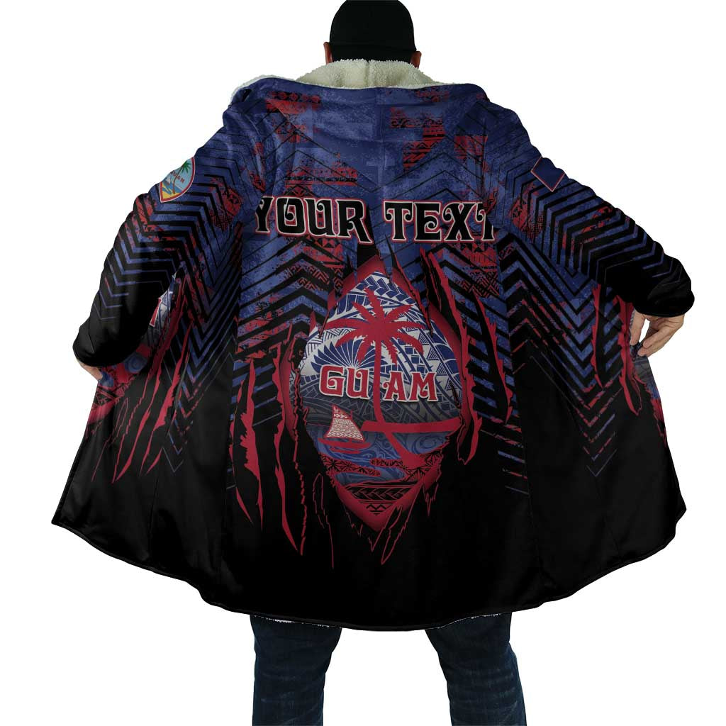 Personalised Guam Cloak Chamorro Seal Tribal Scratch Design - Polynesian Pride