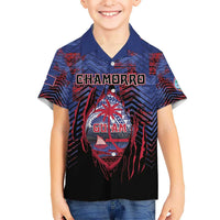 Personalised Guam Hawaiian Shirt Chamorro Seal Tribal Scratch Design DT05 - Polynesian Pride