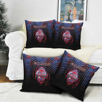 Guam Pillow Cover Chamorro Seal Tribal Scratch Design - Polynesian Pride