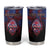 Personalised Guam Tumbler Cup Chamorro Seal Tribal Scratch Design - Polynesian Pride